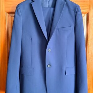 SUIT:  Kenneth Cole Reaction Boys Navy Blue Two-Button Blazer & Matching Pants